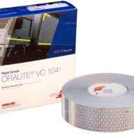 Светоотражающая лента Oralite VC104+ (Reflexite) Rigid Grade (для жесткой поверхности) - Светоотражающая лента Oralite VC104+ (Reflexite) Rigid Grade (для жесткой поверхности) белая, рулон 50 метров