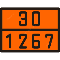 Табличка по ДОПОГ 30/1267 (нефть сырая)